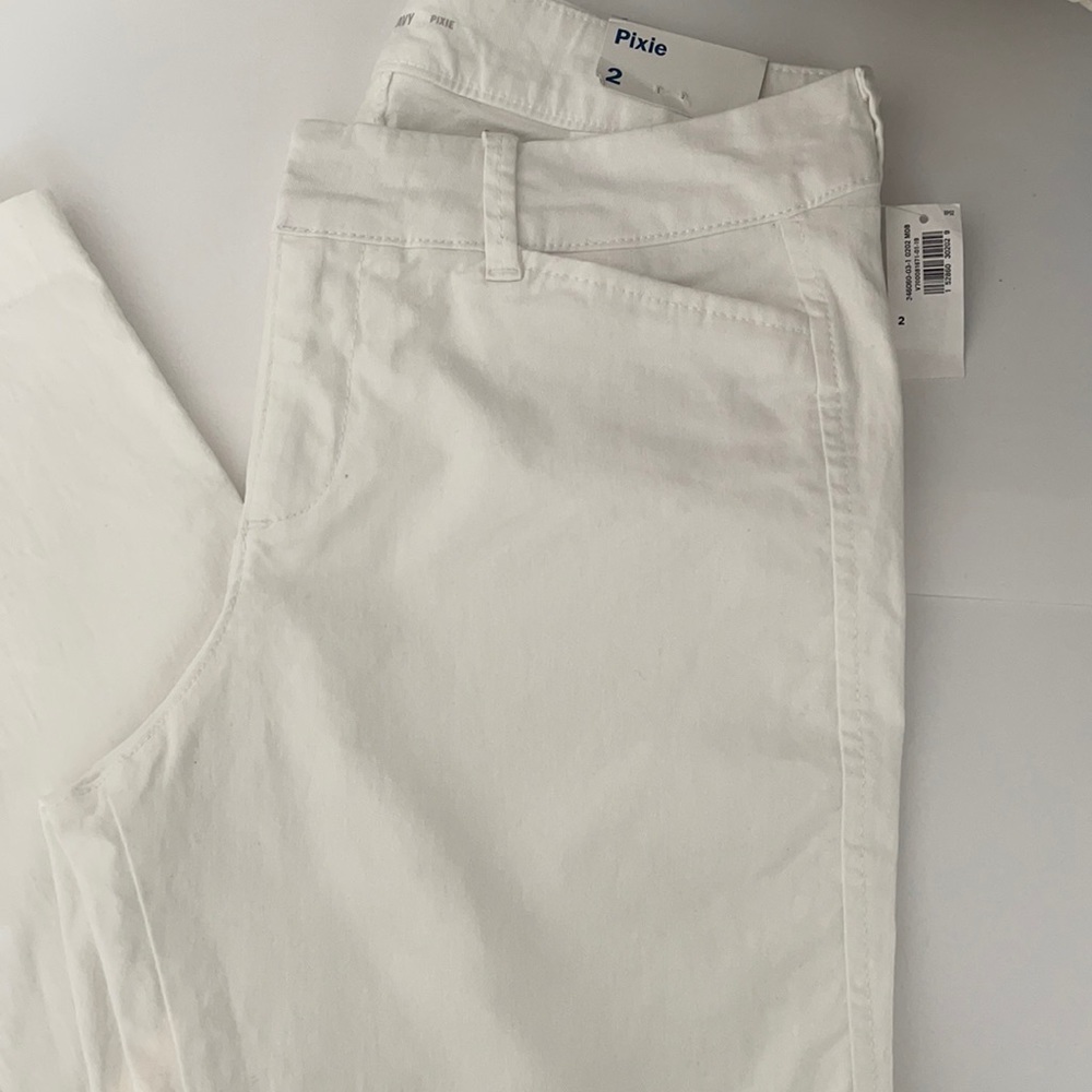 white old navy pants